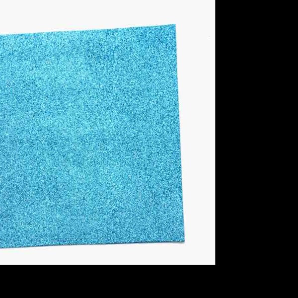 FOAMY DIAMANTADO 55X43CM. AZUL TURQUESA E10 C300